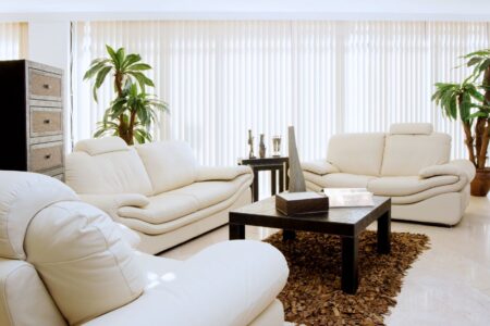 an updated living room